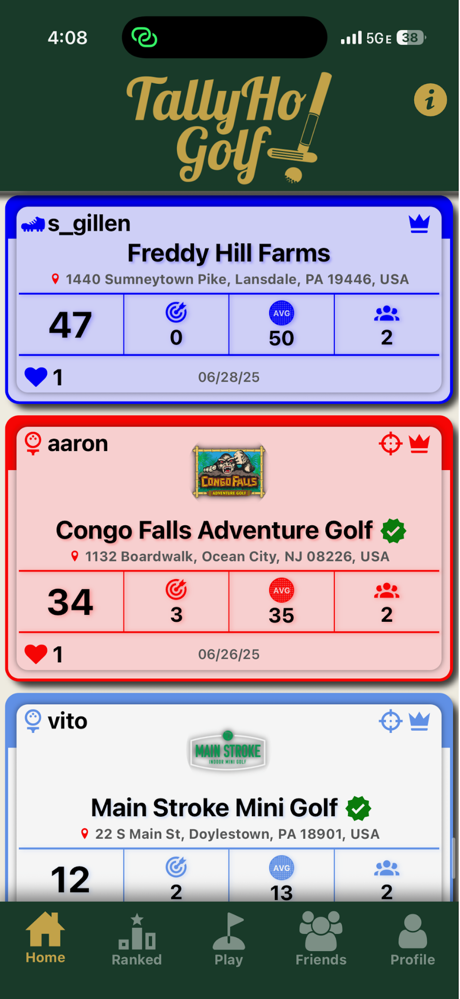 TallyHo Golf screenshot 3