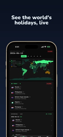 World Holidays: 246 Nations Screenshot 1 of 5