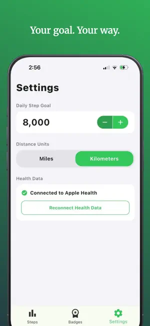 Pedometer II screenshot 3