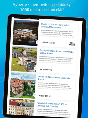 ČESKÉREALITY.cz iPad screenshot
