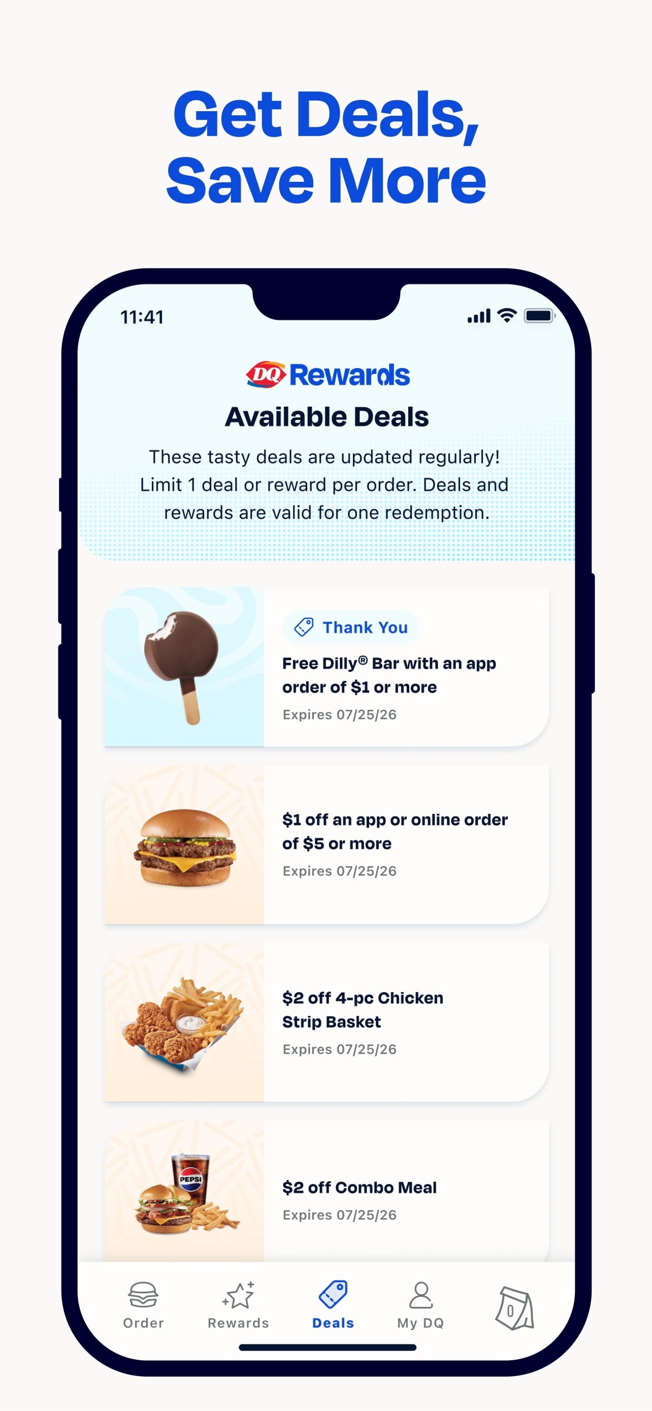 Dairy Queen® Food & Treats screenshot