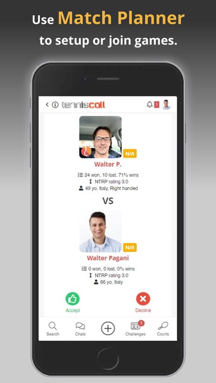 TennisCall | Sport Player App screenshot-7
