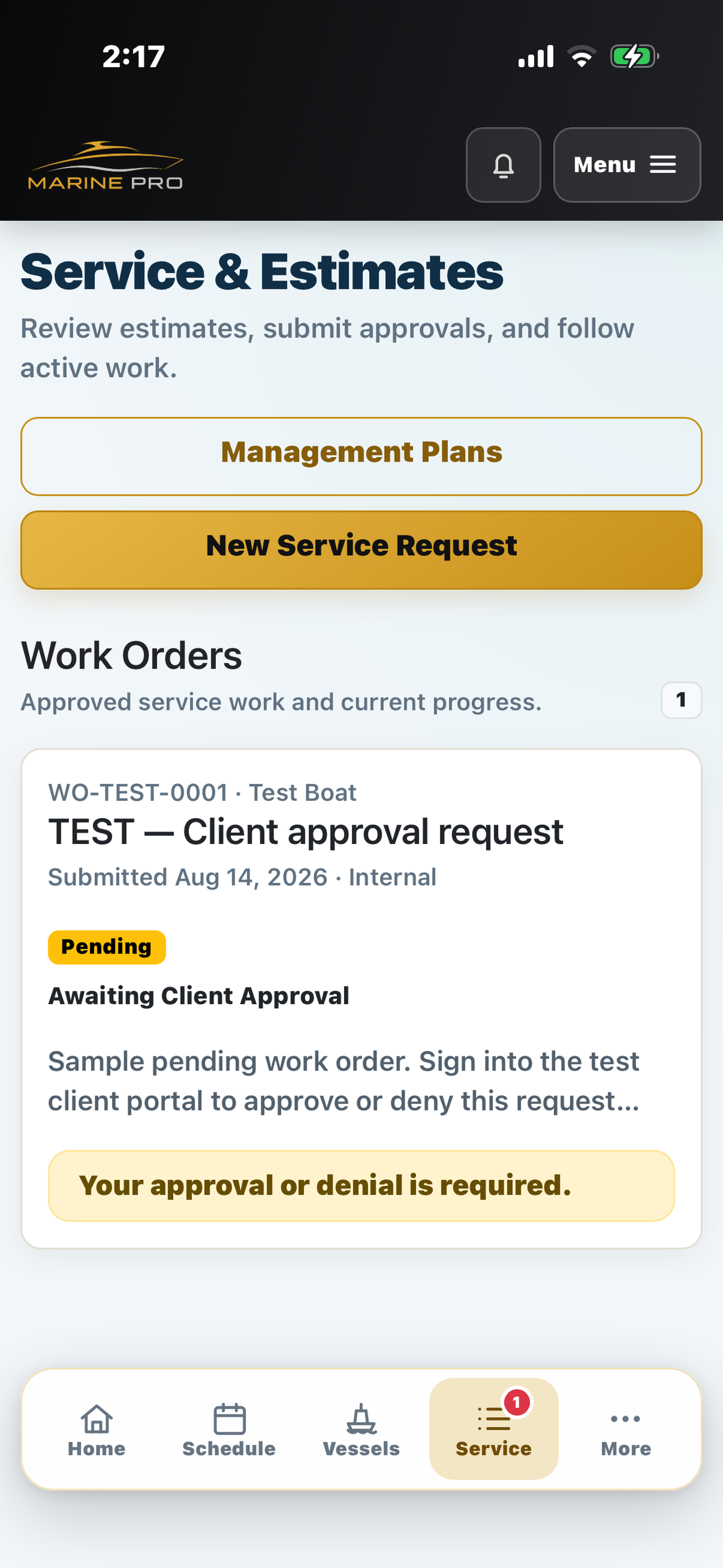 MarinePro Vessel Manager screenshot 3