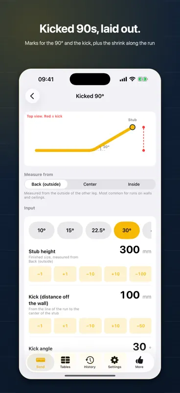 Magedori: Conduit Bending Calc screenshot 3 of 6