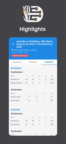 Cricket Score AI screenshot