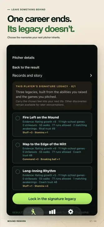 Mound Reborn: Baseball Career screenshot 7