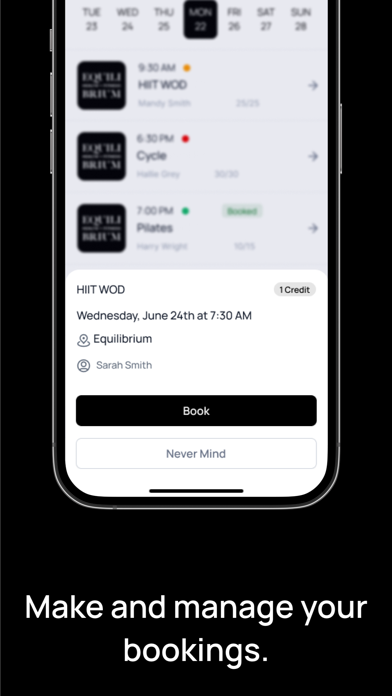 Equilibrium Health + Fitness Screenshot