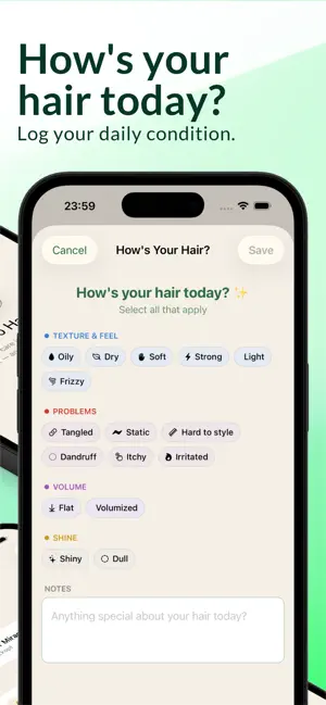 HairDiary: Hair Care Journal screenshot 3
