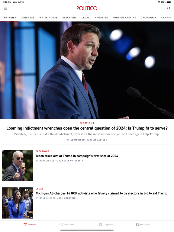 Screenshot #4 pour POLITICO