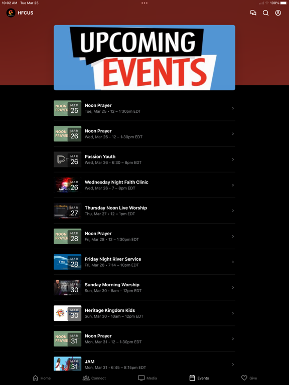 Heritage Fellowship US iPad screenshot 4 - Education app
