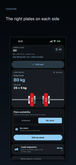 ColdLoad: Plate Calculator screenshot 1
