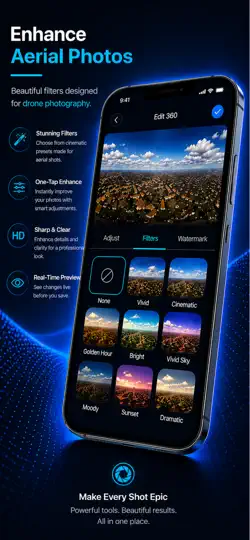 Capture d'écran de Drone360 sur iPhone 4