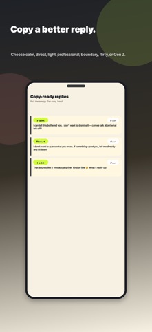 SayLess AI Reply Coach Screenshot 4 of 5