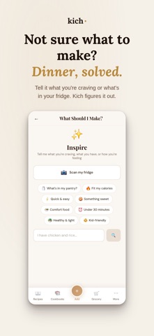 Kich: Recipe Keeper & Scanner screenshot