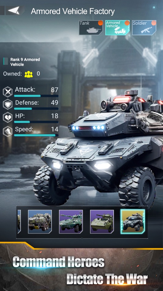 #3. Age of Warpath: Global Warzone (iOS) Podle: Changsha Letang Network Technology Co., Ltd.