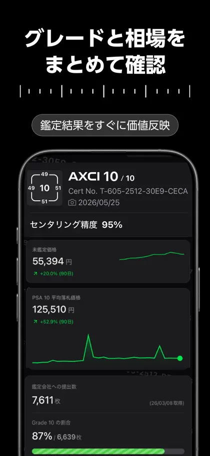 Screenshot 3 von 6 zu AXCI: AI Card Centering Grader