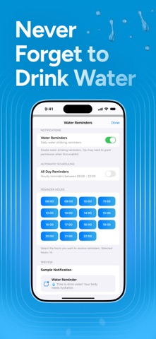 Aqly: Water Tracker & Reminder screenshot