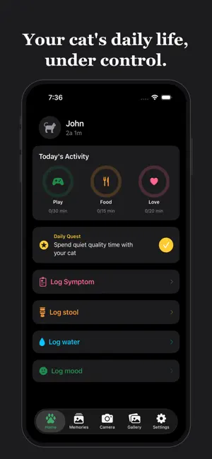 CatLives: Cat Care Tracker screenshot 1