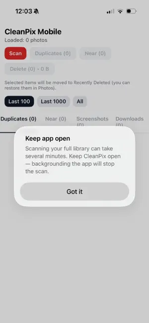 CleanPixMobile screenshot 2
