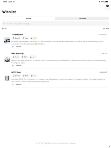 App screenshot