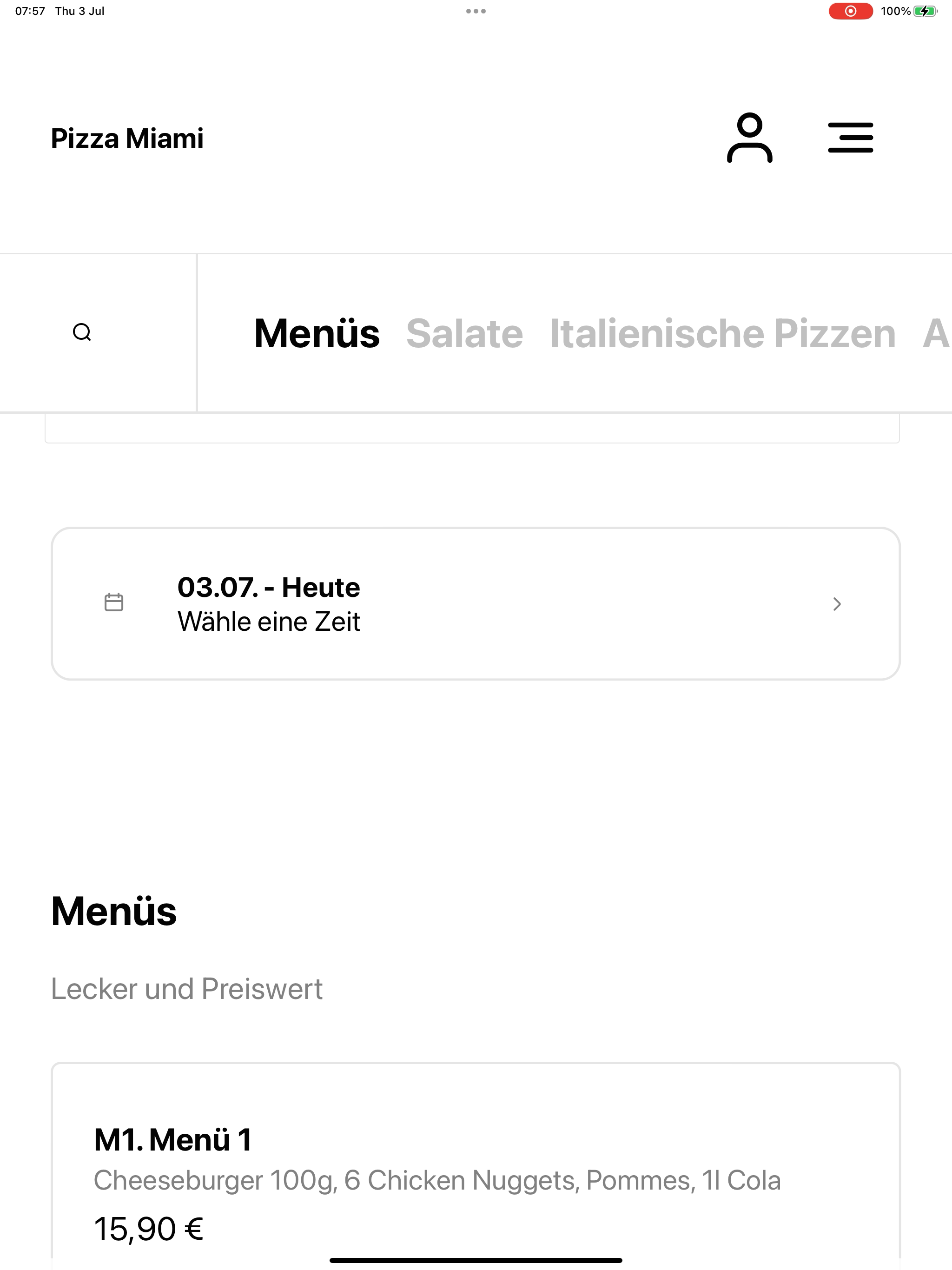 Pizza Miami Niederkrüchten