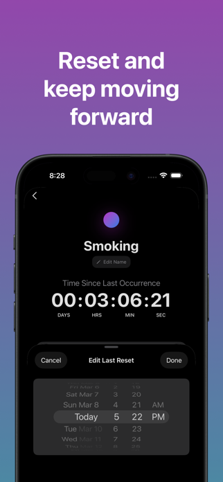 Time Since: Habit Tracker Screenshot 4 of 5