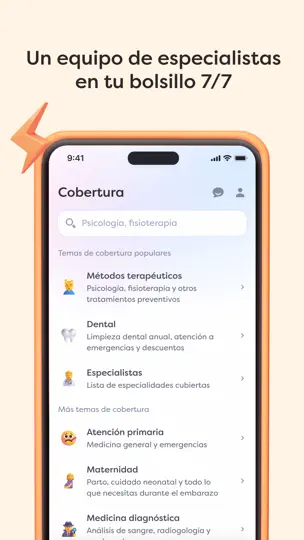 Captura de pantalla de Alan Seguro De Salud en iPhone 3