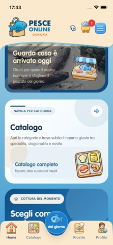 Pesce Online Genova iPhone screenshot 1