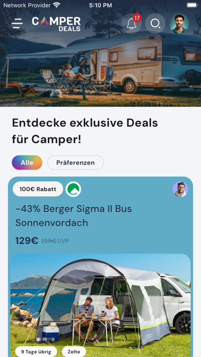 Camperdeals Screenshot