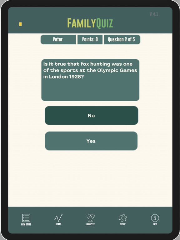 Screenshot #5 pour FamilyQuiz - Quiz