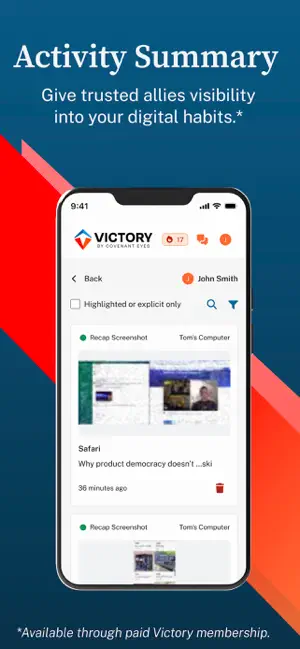 Victory by Covenant Eyes screenshot 3