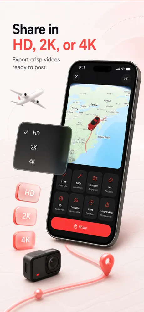 Travel & Trip Video Animator 旅行视频动画师应用截图