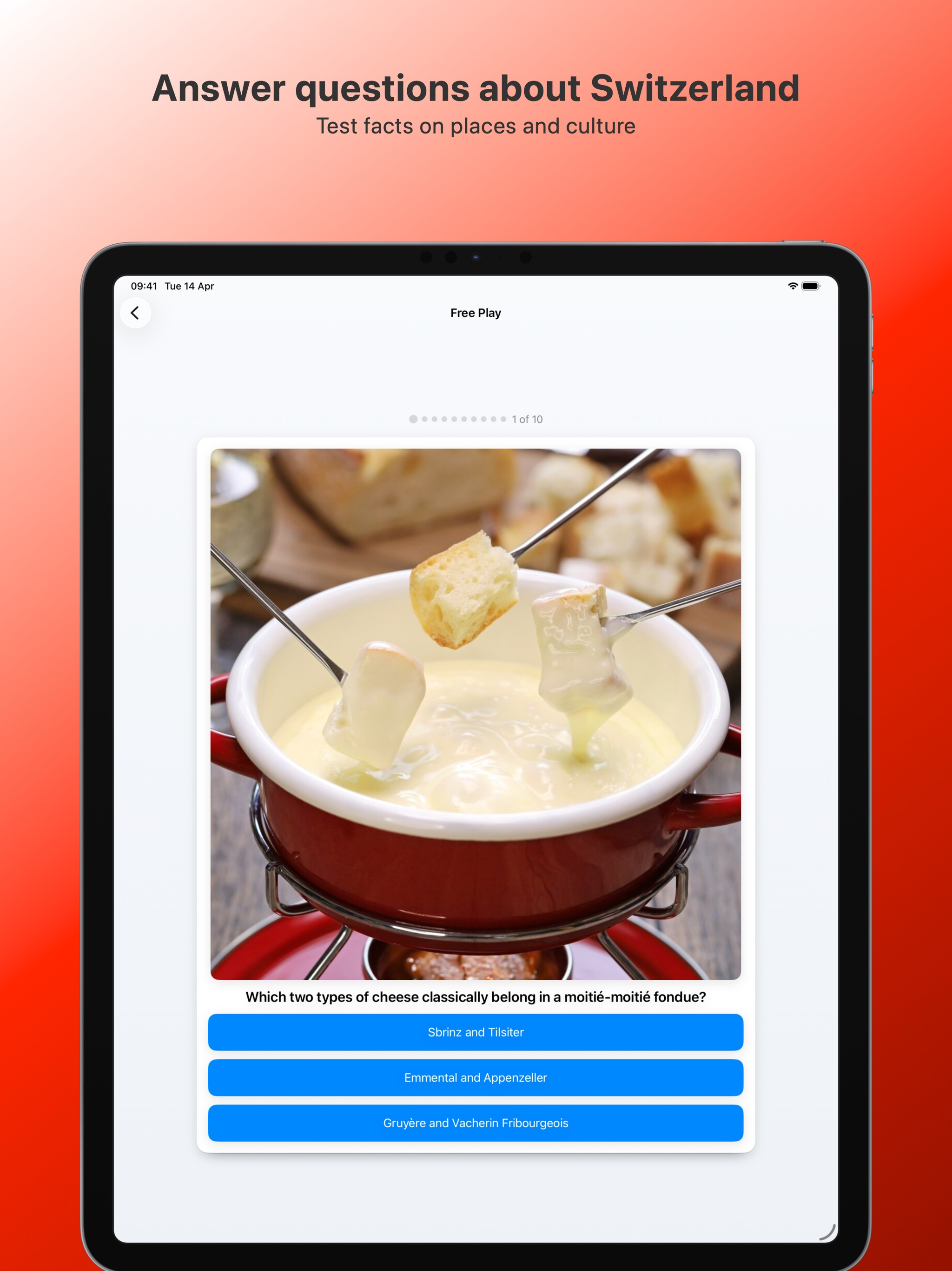Swiss Quiz 2 : Trivia Game