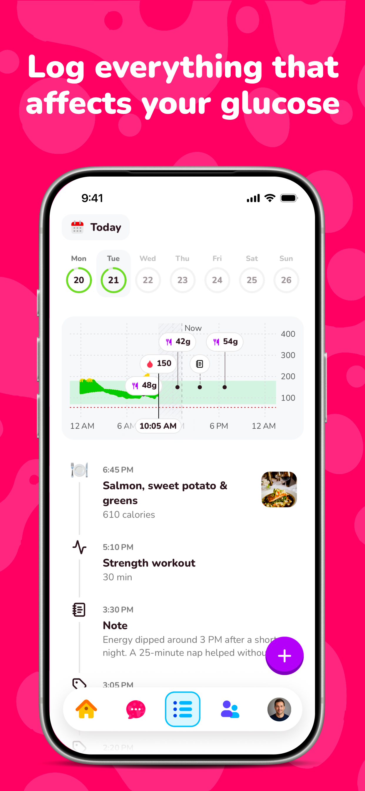 GloGlo: Glucose Companion screenshot 2