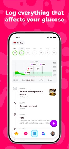 GloGlo: Glucose Companion iPhone screenshot