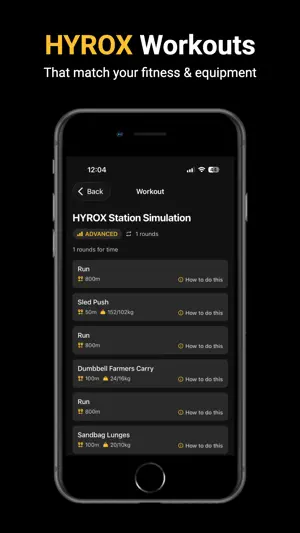 TrainRox - Hyrox Workout screenshot 2