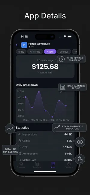 My Admob Earnings Tracker screenshot 4