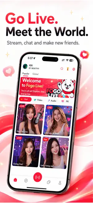 Fogo Live-Live Stream, Go Live screenshot 2