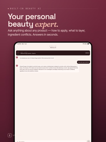 MakeUp Scanner - True Shade iPad screenshot