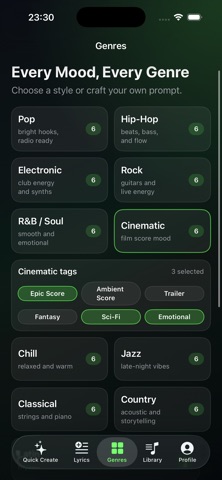 SUMO Beats: Ai Songs & Music iPhone screenshot