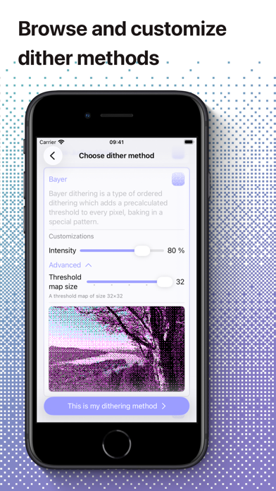 Screenshot 3 of Ditherable: Retro & Pixel art App