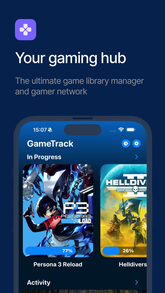 #1. GameTrack (macOS) 由: Hidden Key LTD
