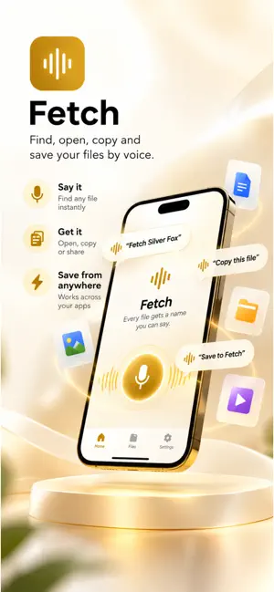 Fetch — Your Voice Library screenshot 1