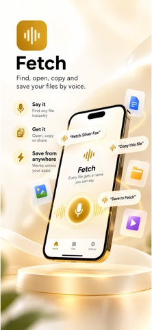 Fetch — Your Voice Library Screenshot 1 of 6