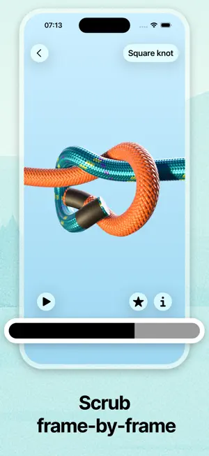 Knot tying 3D - Knottie screenshot 3