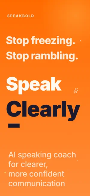 SpeakBold: AI Speech Coach screenshot 1