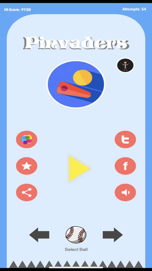 #1. Pinvaders (iOS) 由: ilan TETRUASHVILI