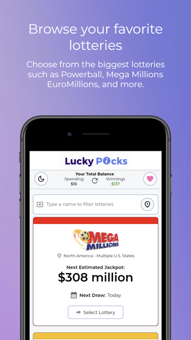 Lucky Picks - Lottery AI Screenshot
