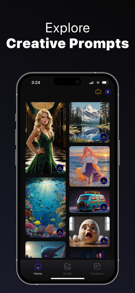 Flowline - AI Photo Generator - Graphics & Design App | MWM