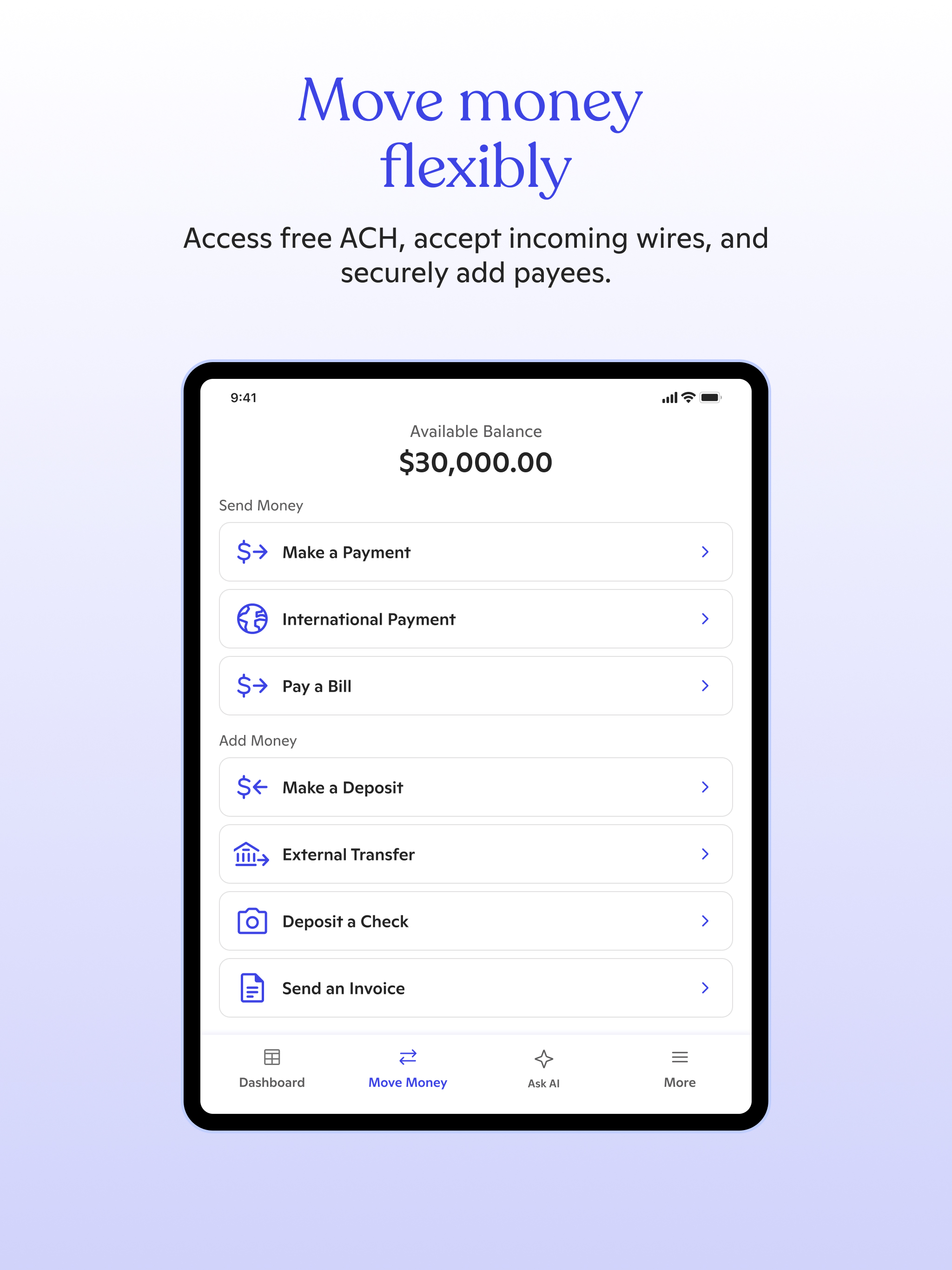 Novo - Small Business Checking screenshot 10